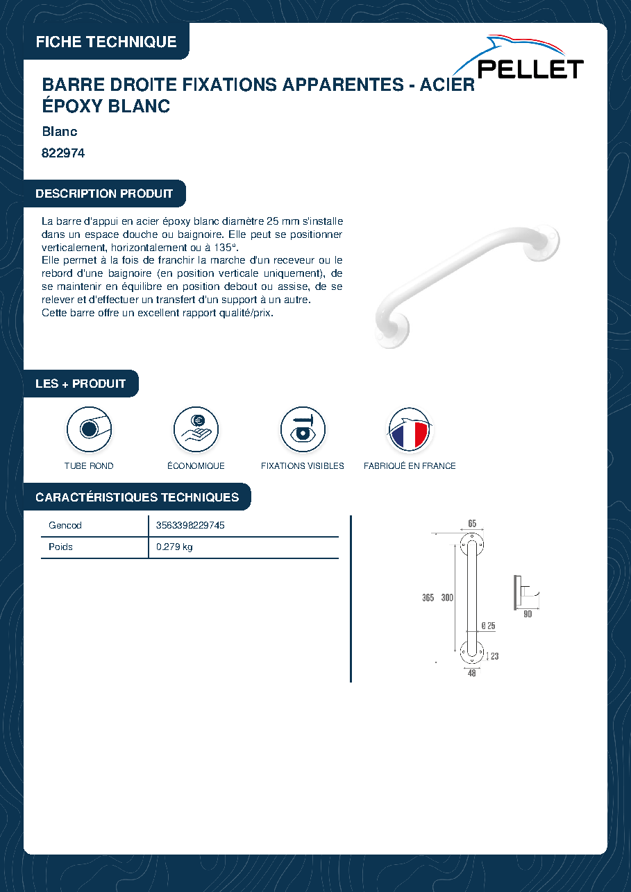 Fiche technique fournisseur