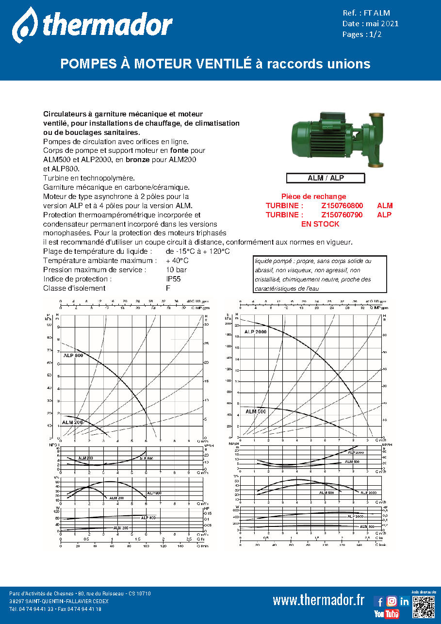 Fiche technique fournisseur