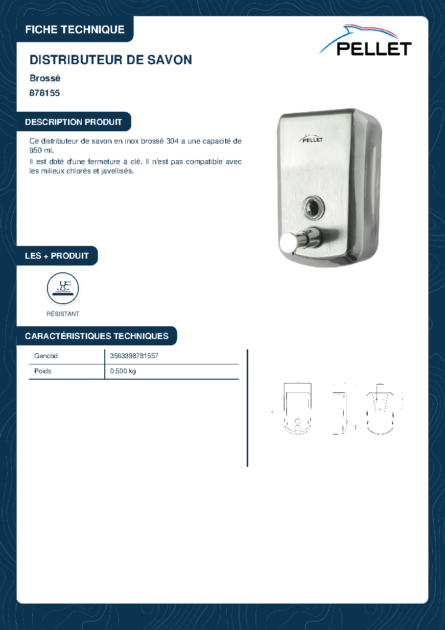 Fiche technique fournisseur