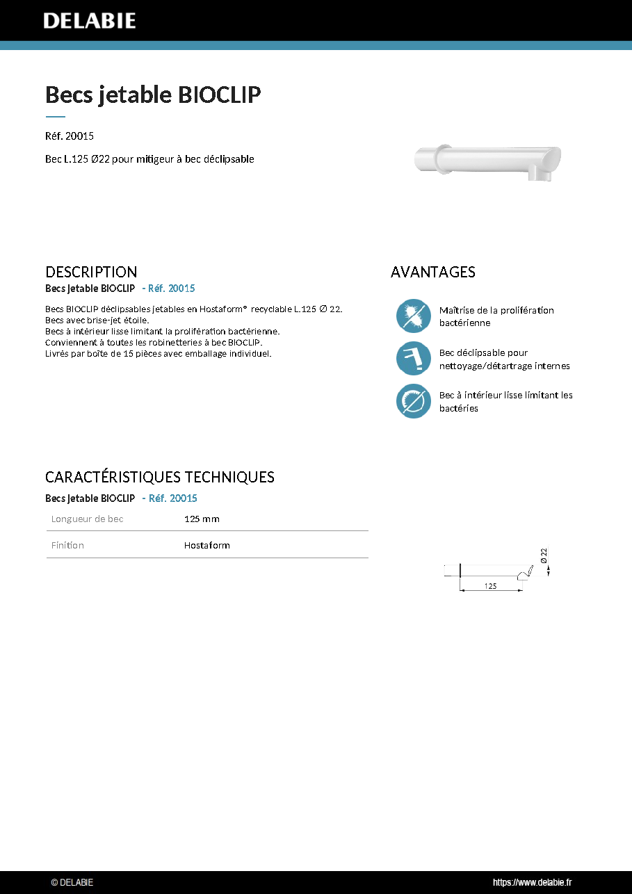 Fiche technique fournisseur