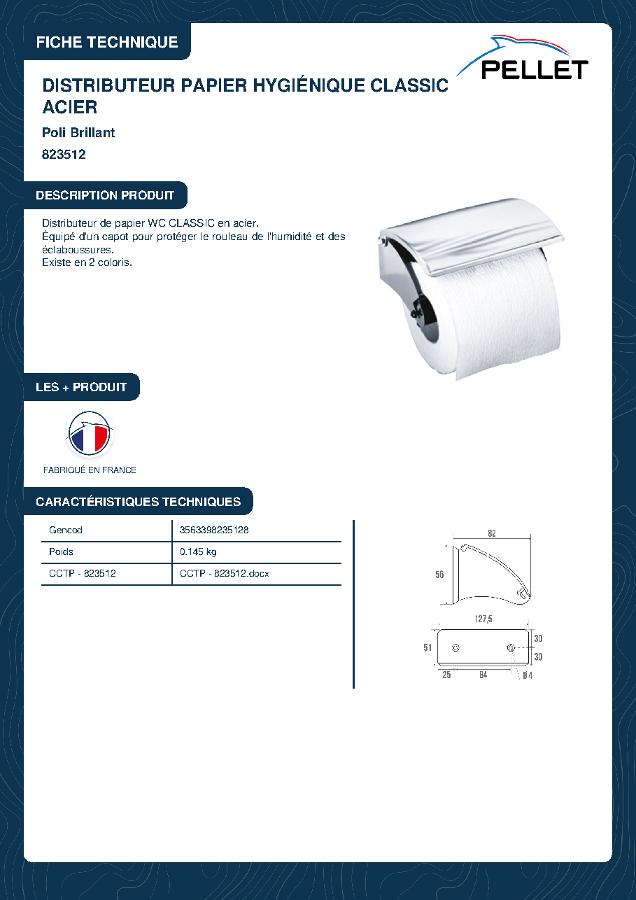 Fiche technique fournisseur