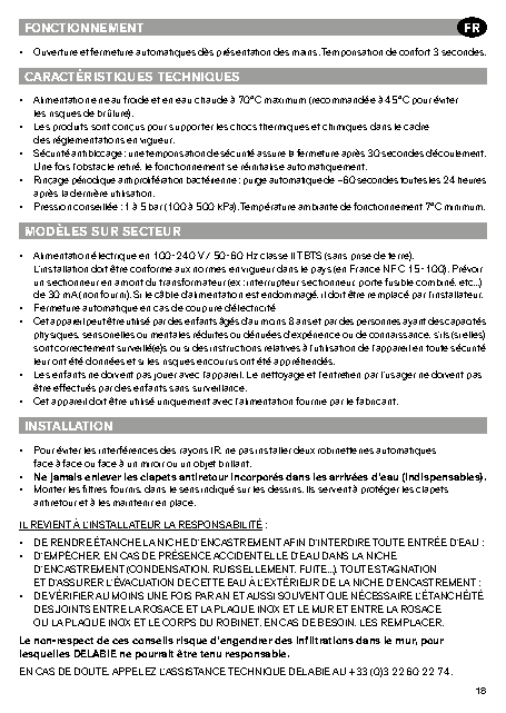 Fiche technique fournisseur