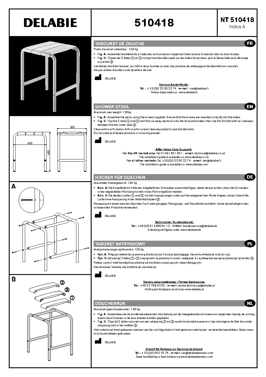 Fiche technique fournisseur