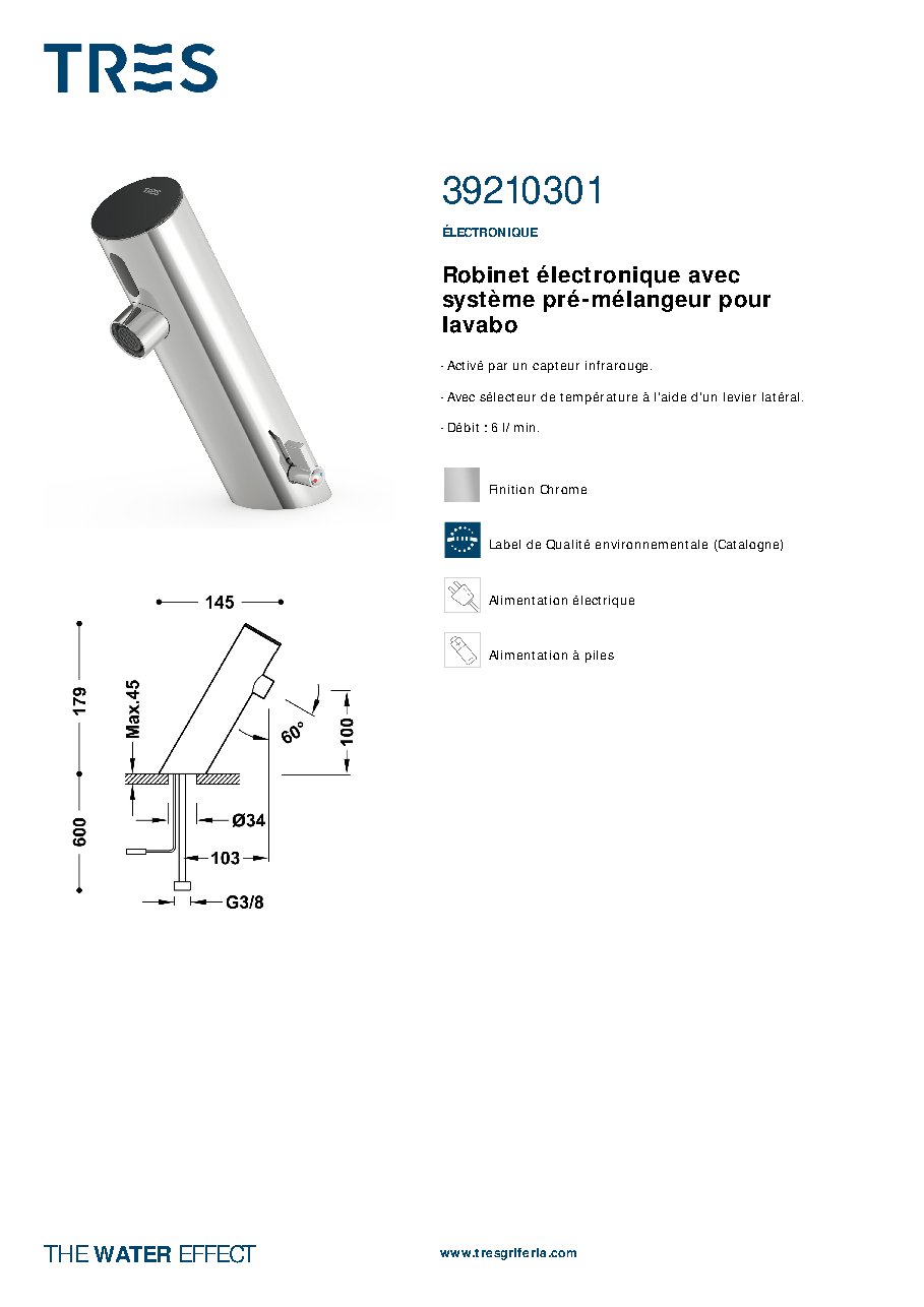 Fiche technique fournisseur