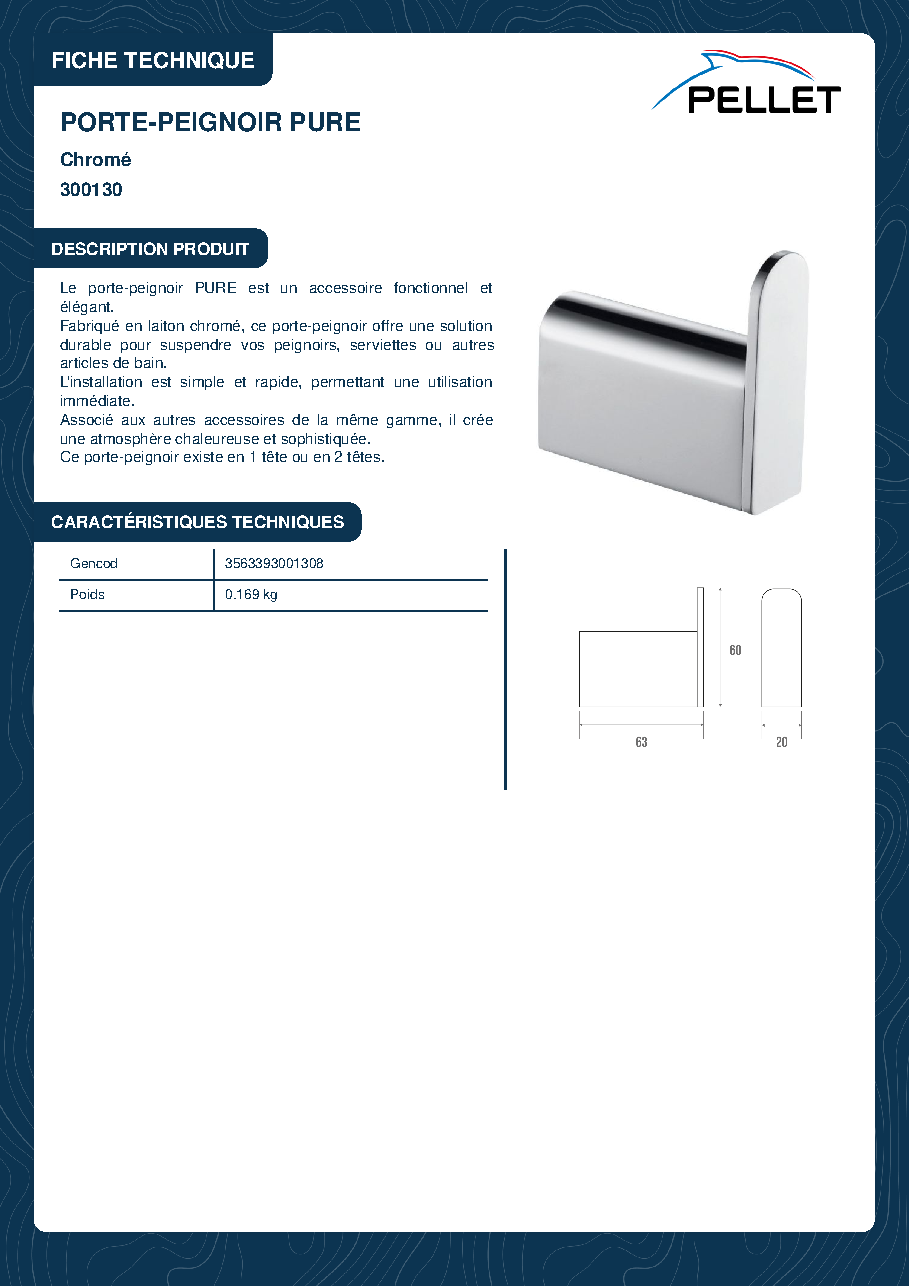 Fiche technique fournisseur