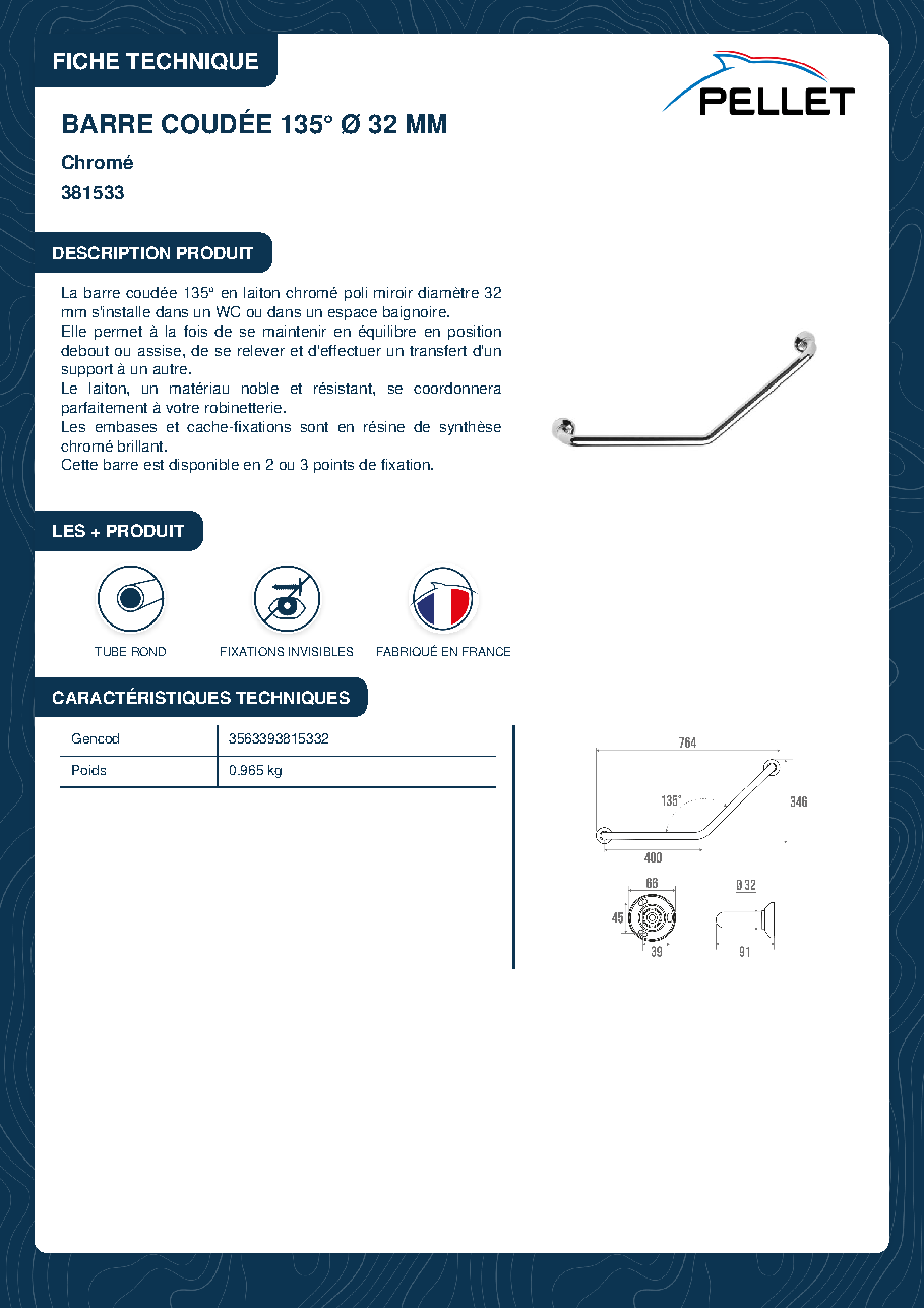 Fiche technique fournisseur