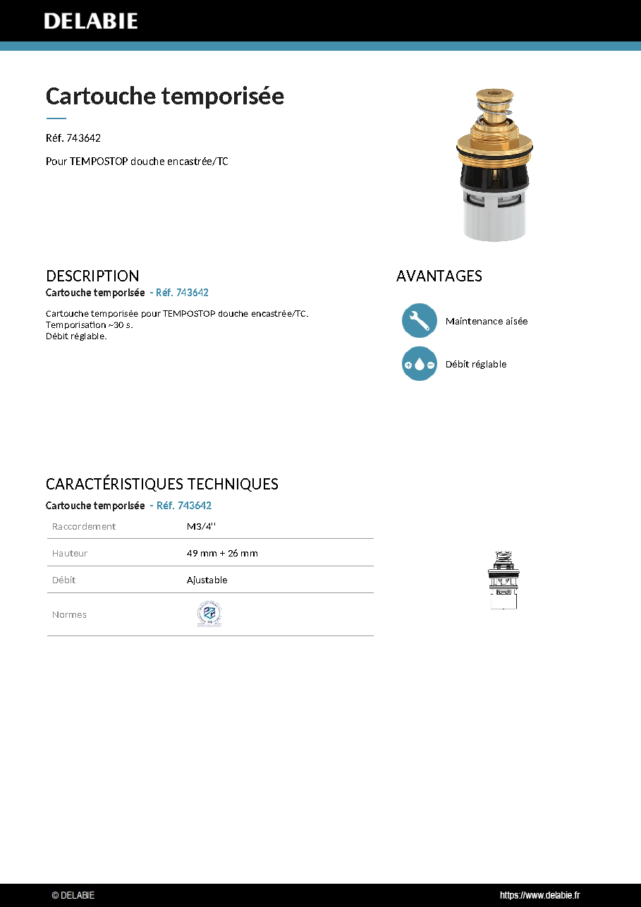 Fiche technique fournisseur