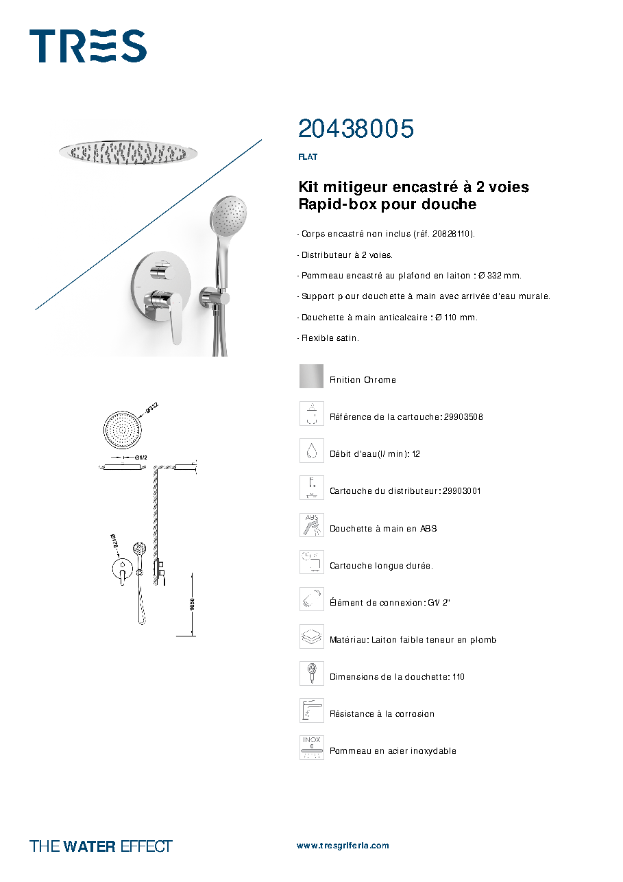 Fiche technique fournisseur