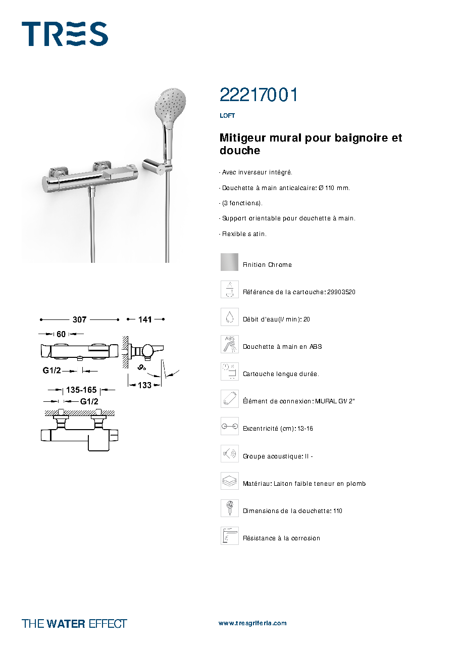 Fiche technique fournisseur