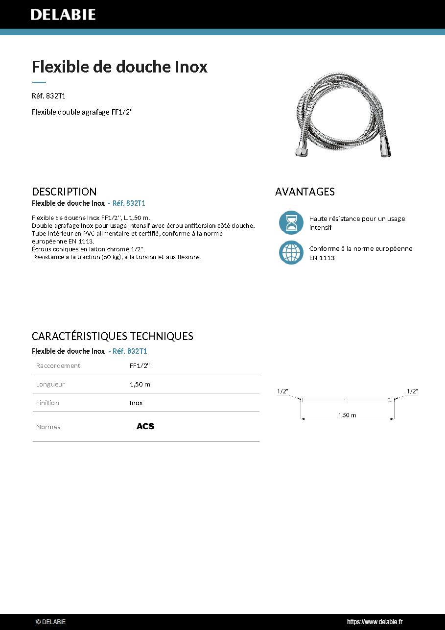 Fiche technique fournisseur
