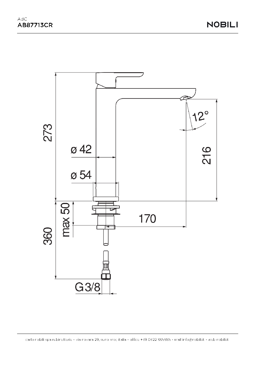 Fiche technique fournisseur