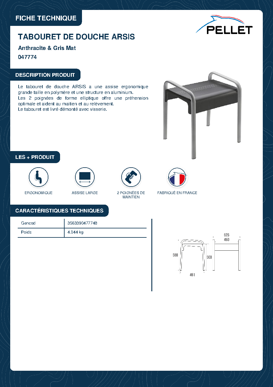 Fiche technique fournisseur