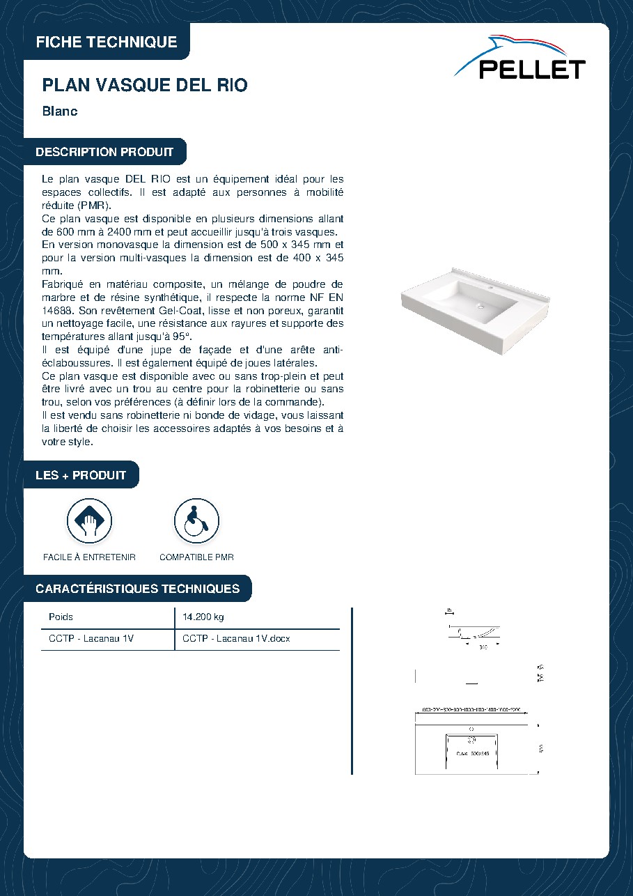 Fiche technique fournisseur