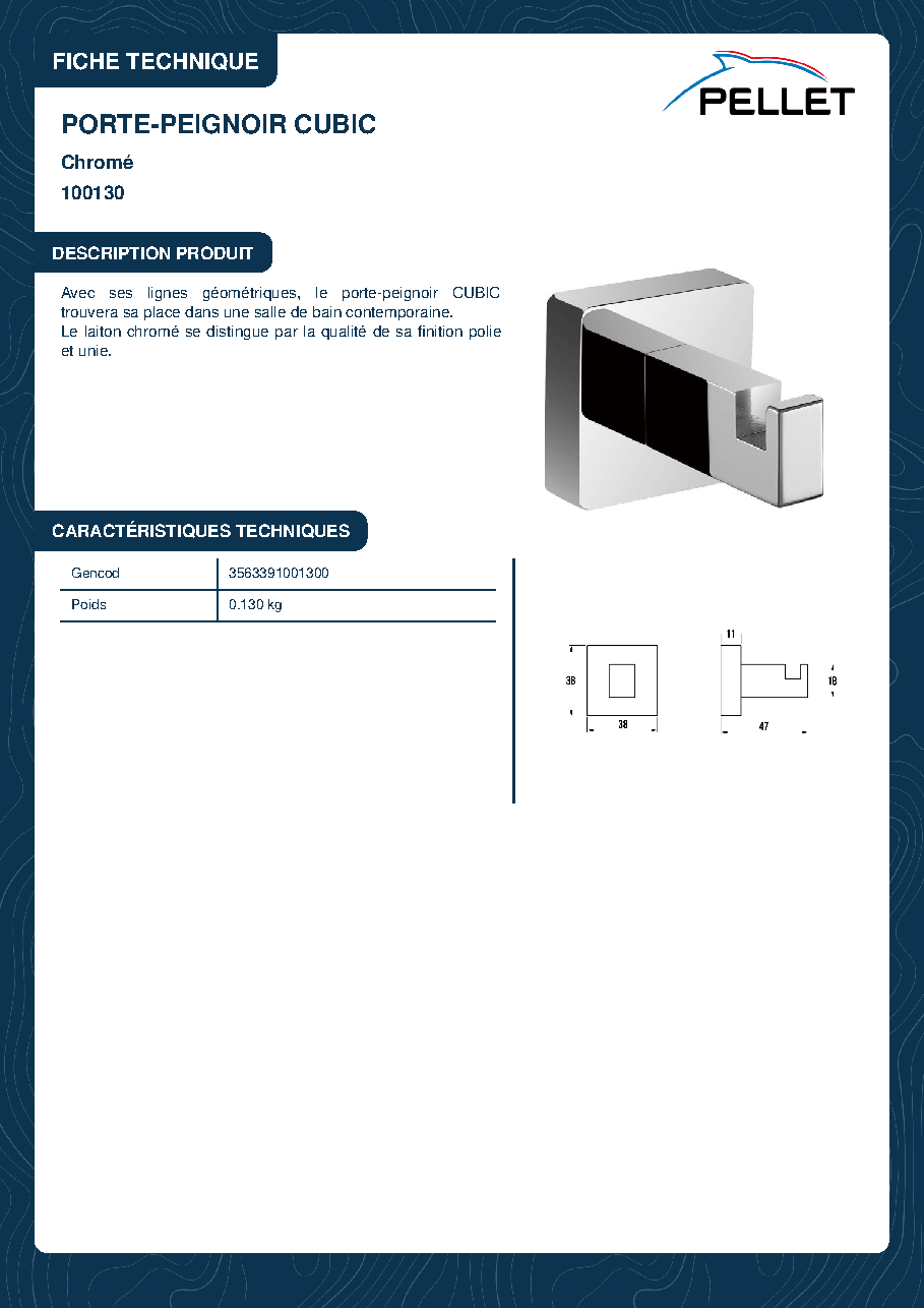 Fiche technique fournisseur