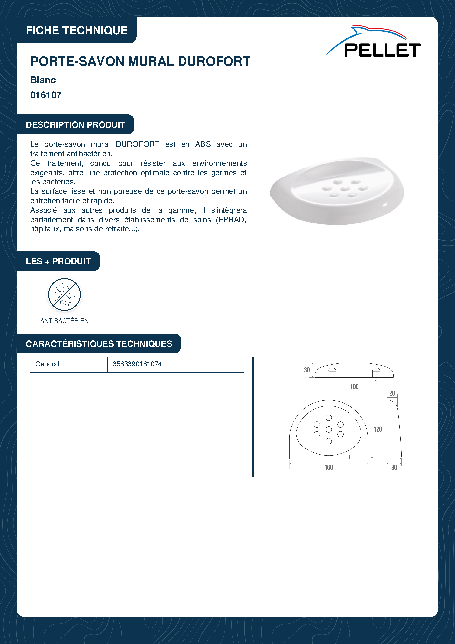 Fiche technique fournisseur