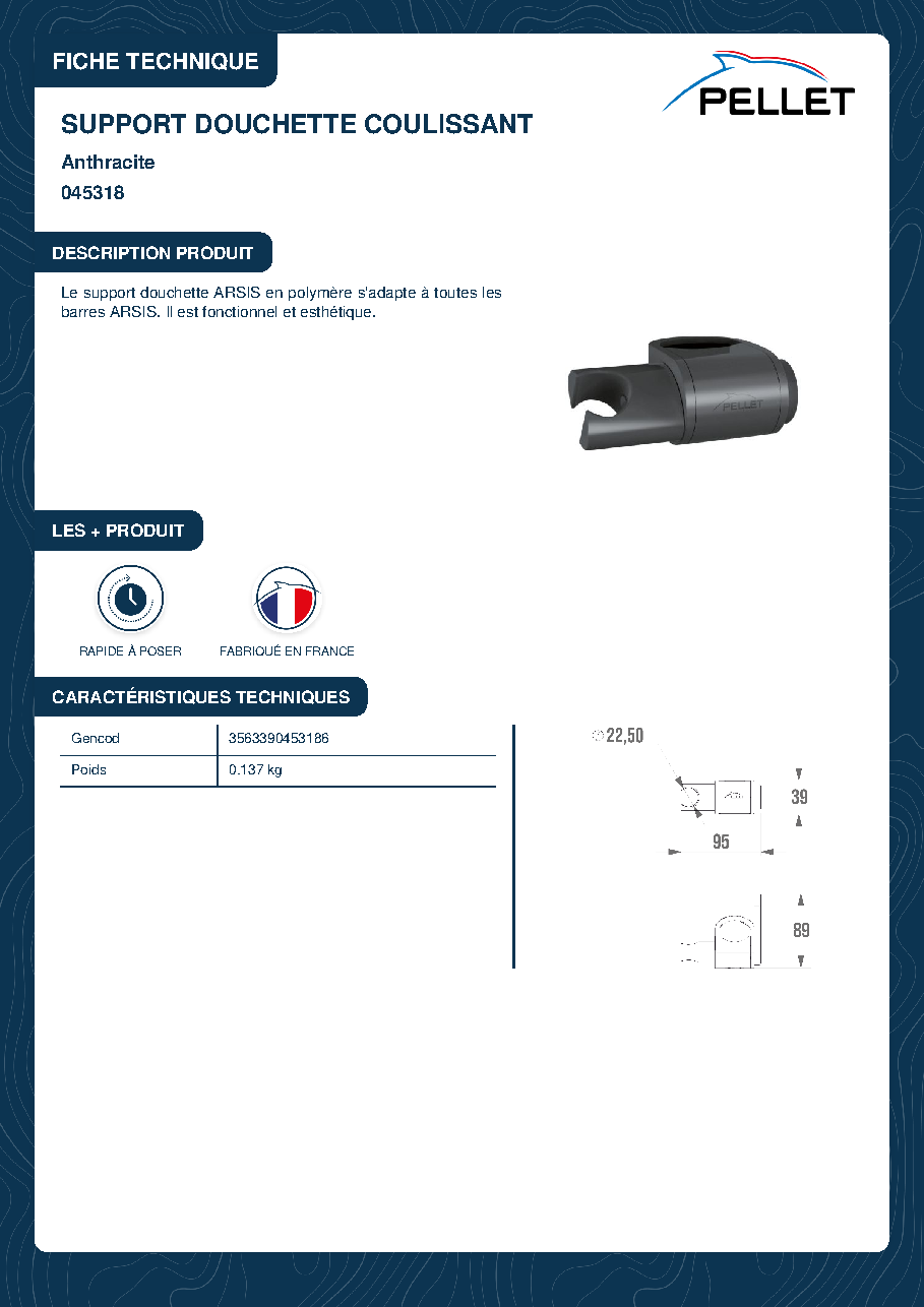 Fiche technique fournisseur