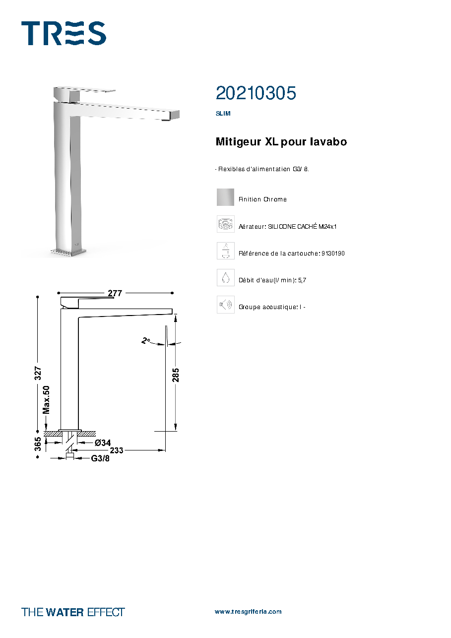 Fiche technique fournisseur