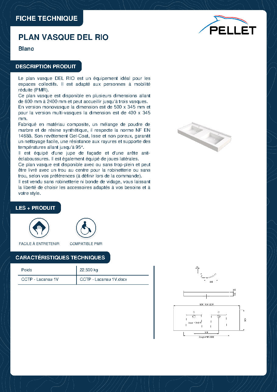 Fiche technique fournisseur