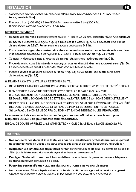 Fiche technique fournisseur