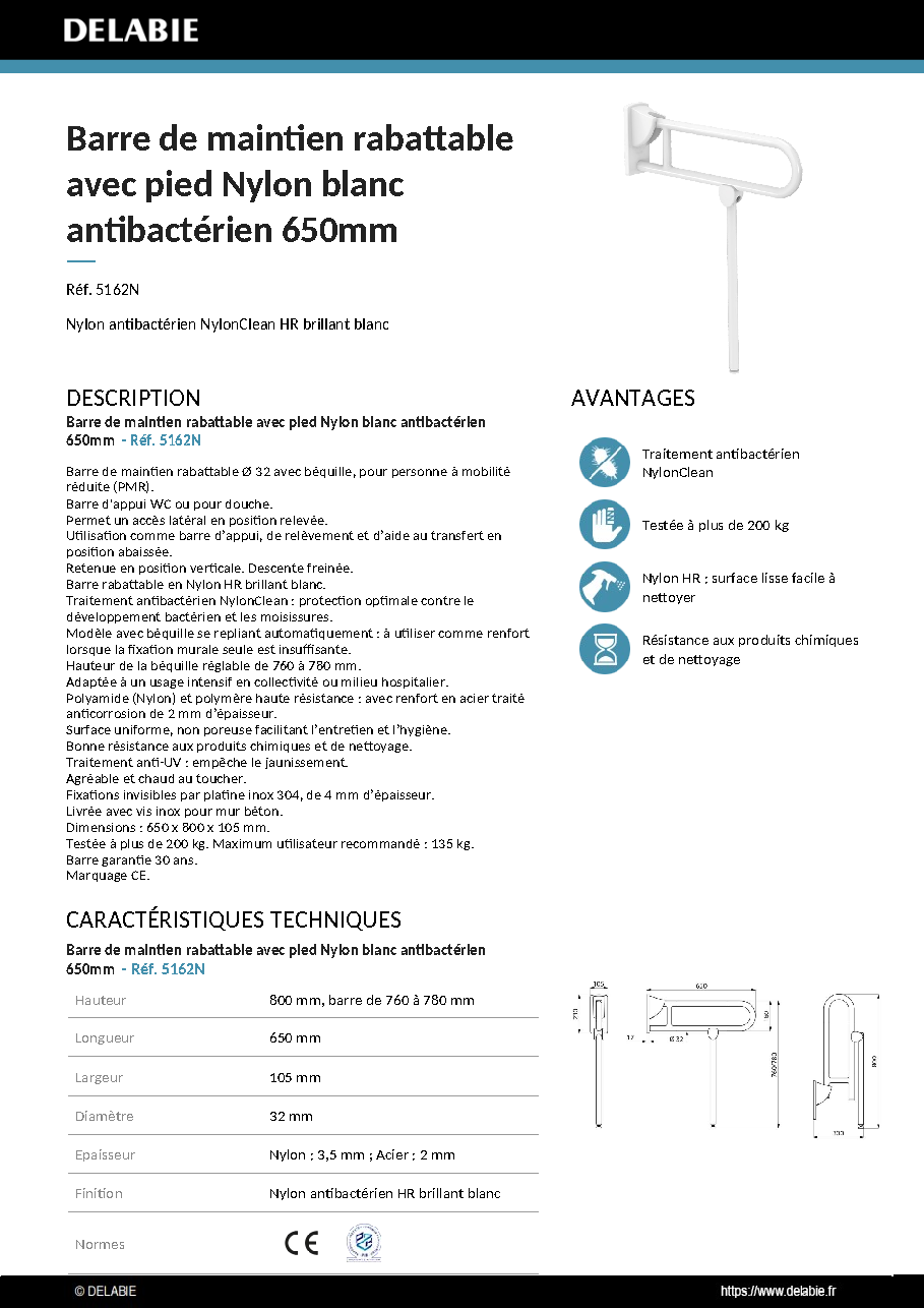Fiche technique fournisseur