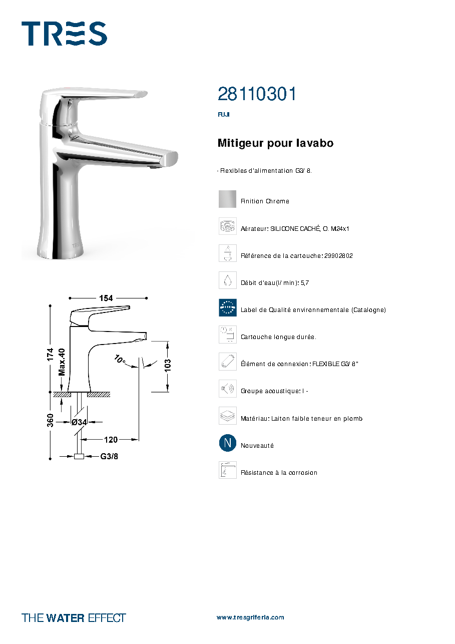 Fiche technique fournisseur