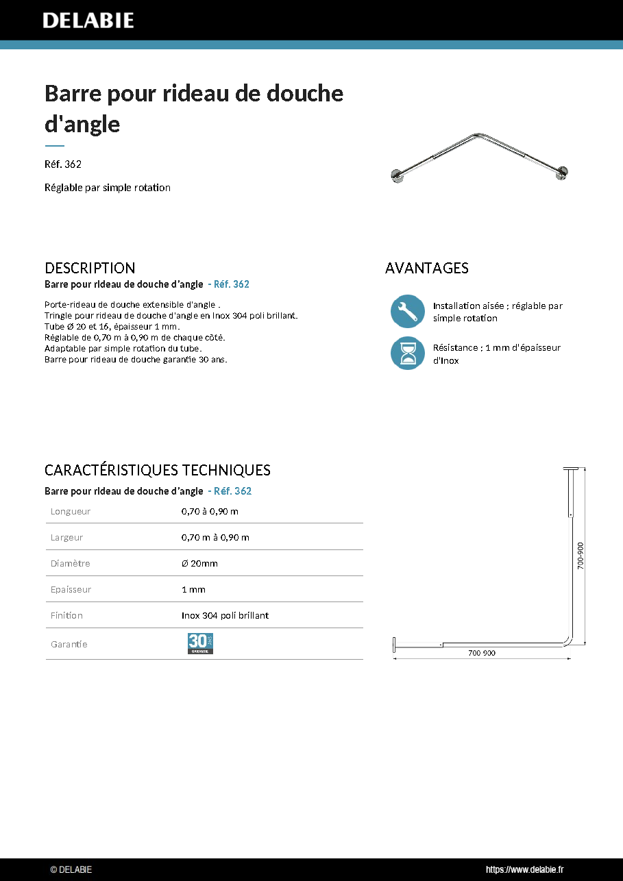 Fiche technique fournisseur
