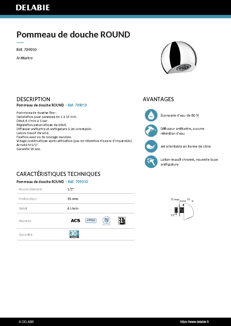 Fiche technique fournisseur