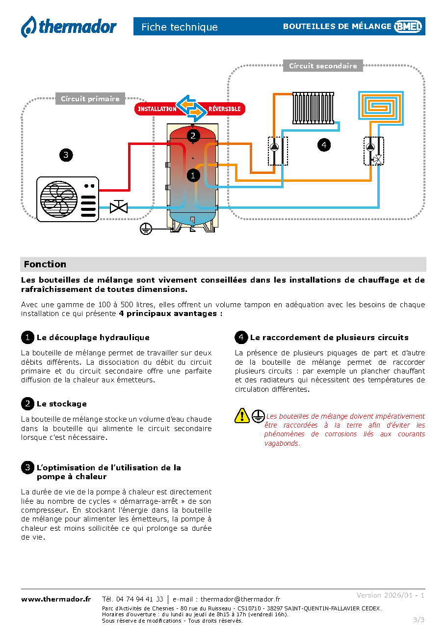 Fiche technique fournisseur
