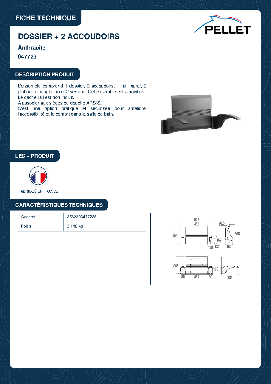 Fiche technique fournisseur