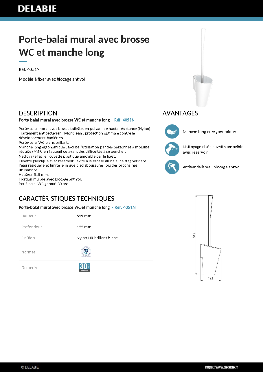Fiche technique fournisseur