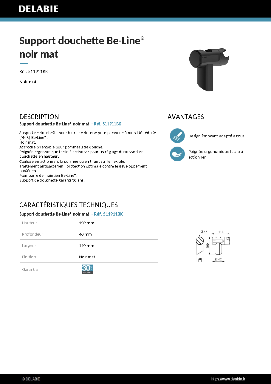 Fiche technique fournisseur