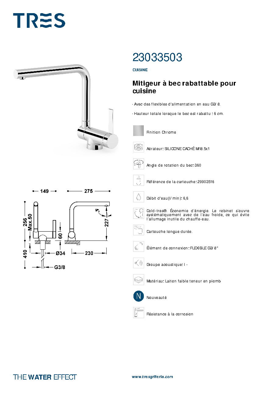 Fiche technique fournisseur