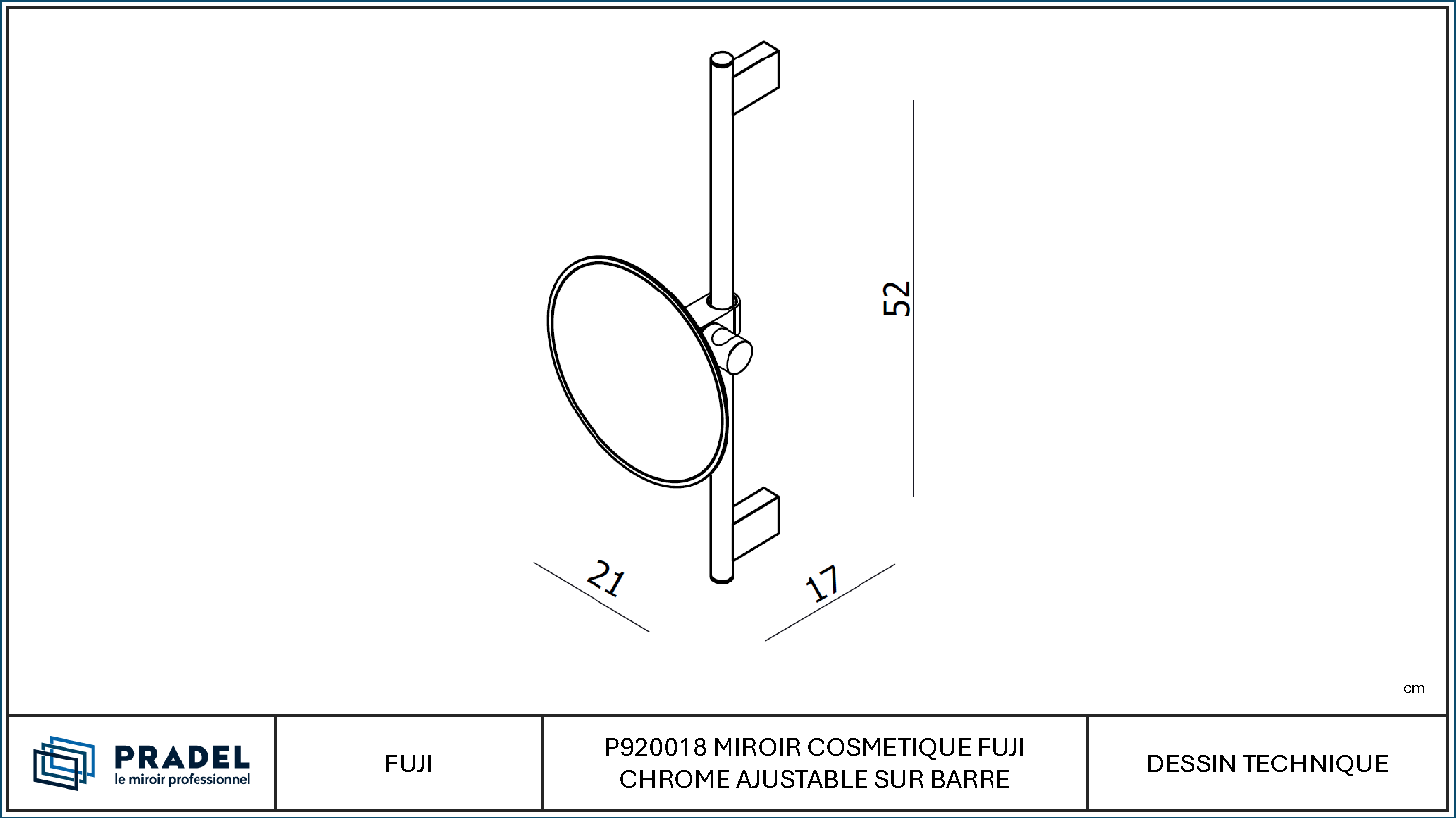 Fiche technique fournisseur