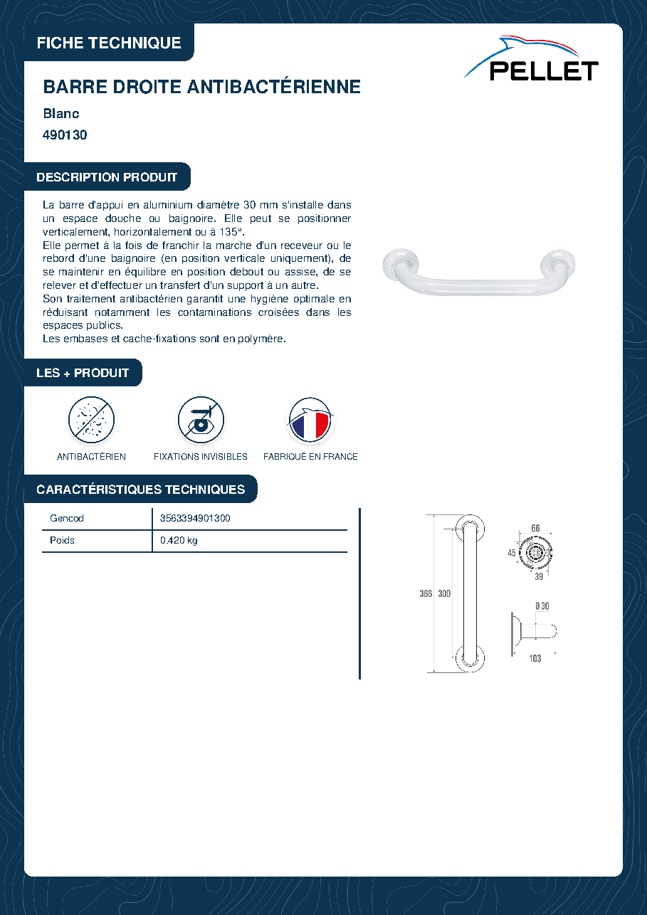 Fiche technique fournisseur