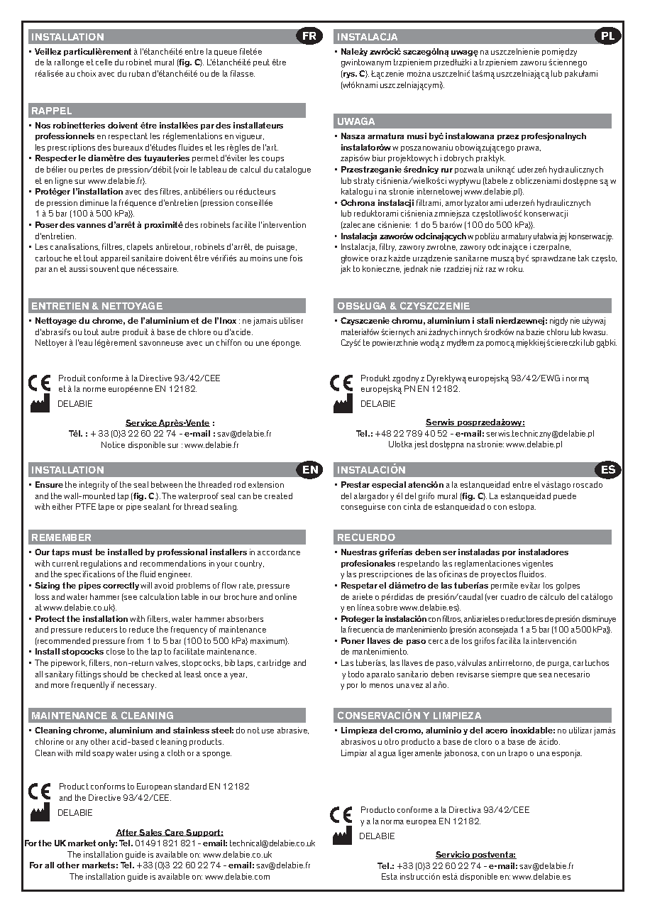 Fiche technique fournisseur