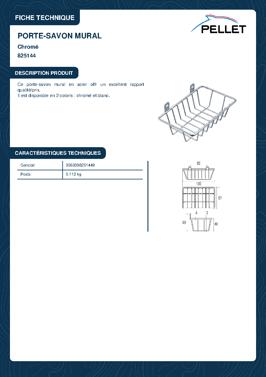 Fiche technique fournisseur