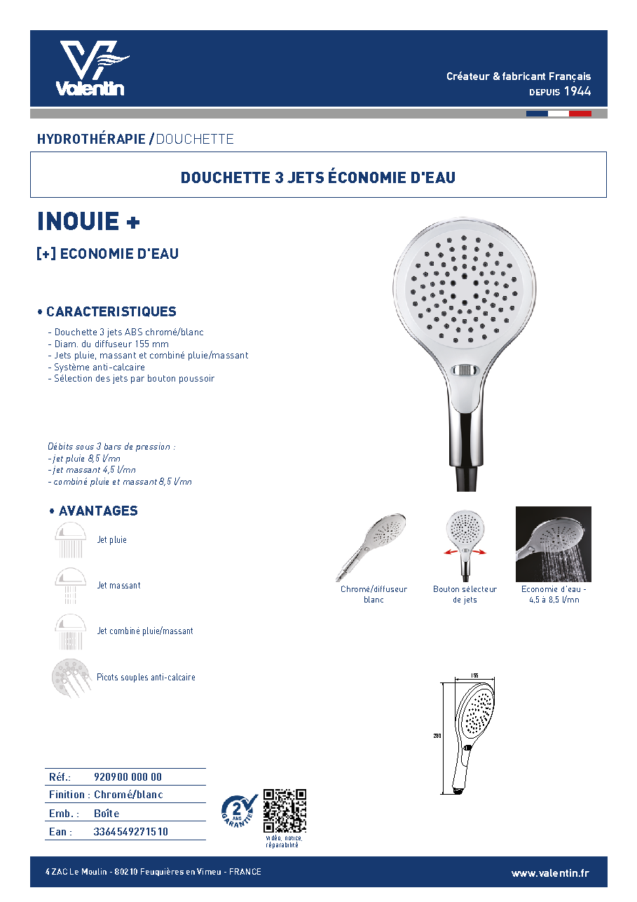 Fiche technique fournisseur