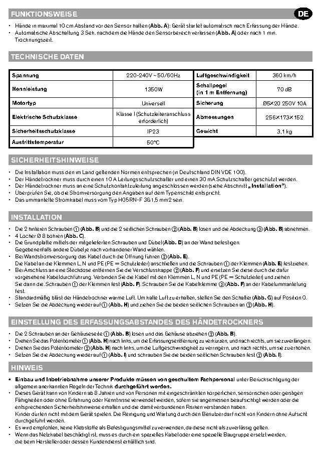 Fiche technique fournisseur