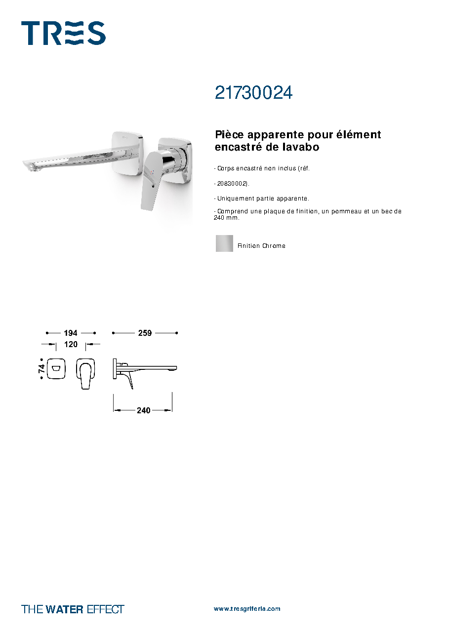 Fiche technique fournisseur