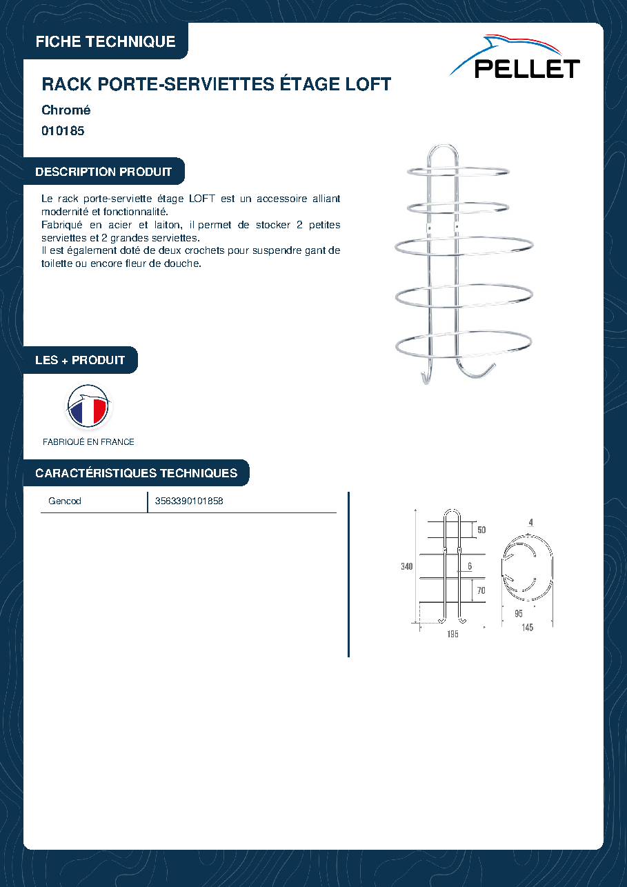 Fiche technique fournisseur
