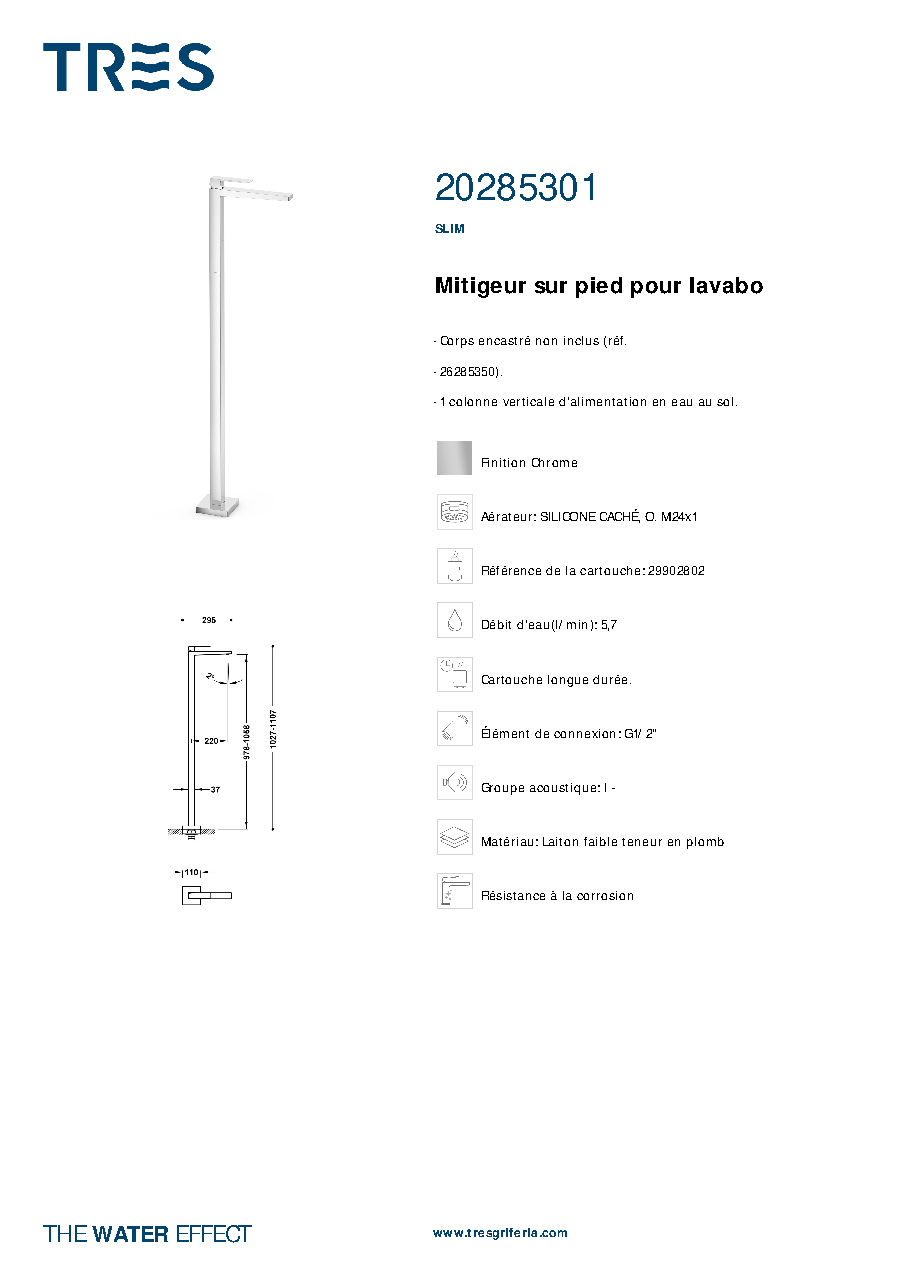 Fiche technique fournisseur