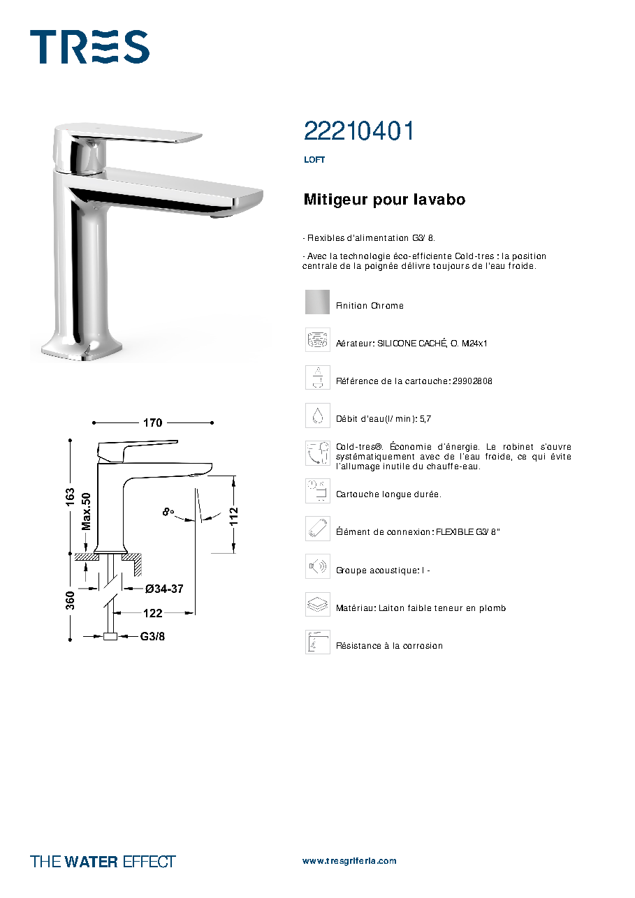 Fiche technique fournisseur