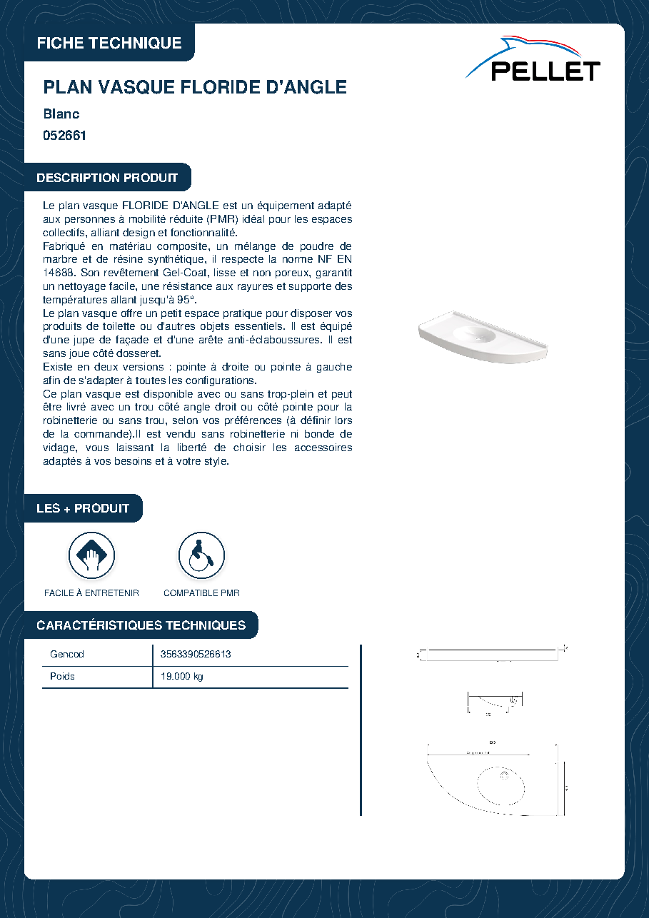 Fiche technique fournisseur