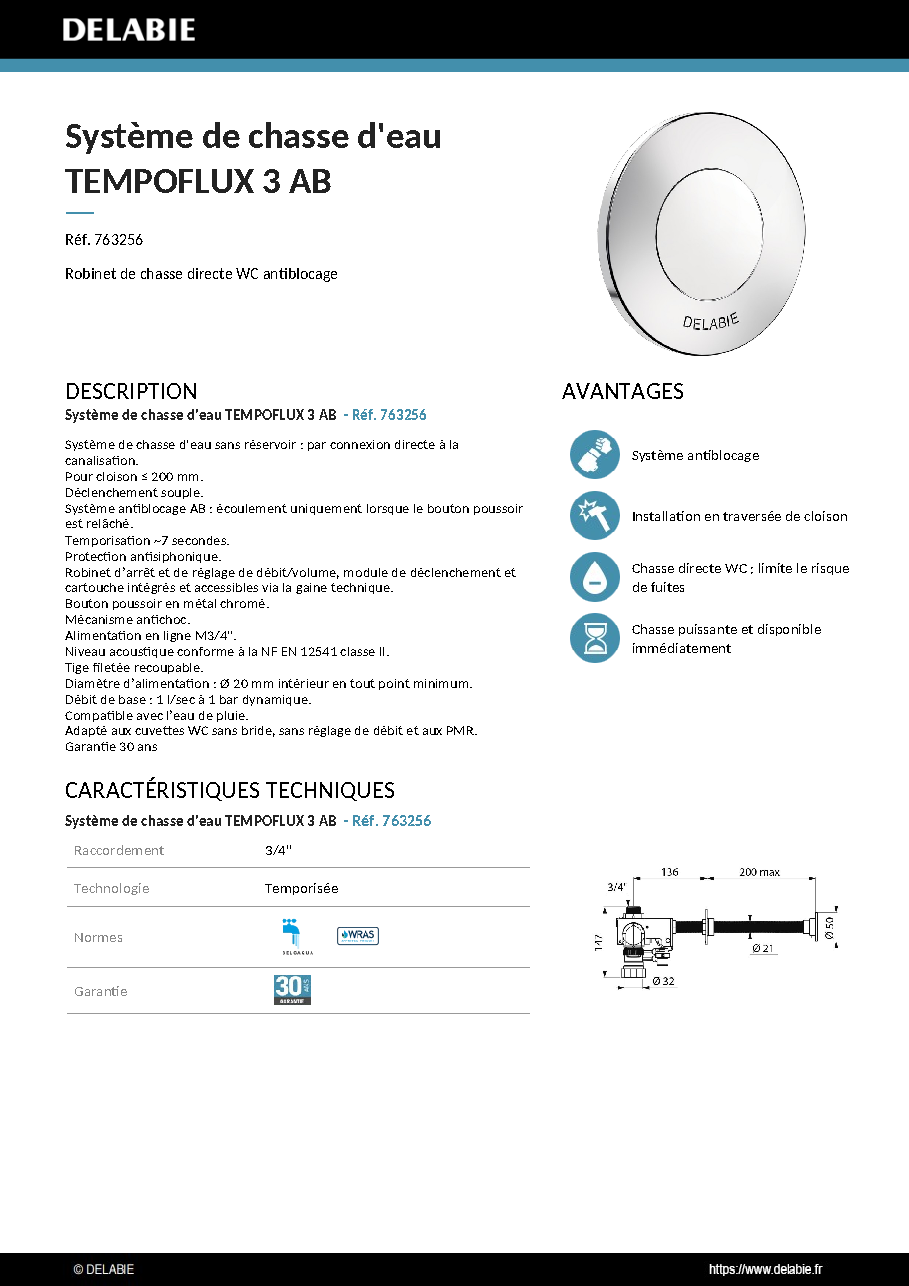 Fiche technique fournisseur