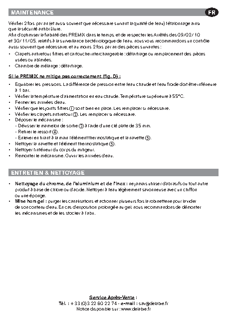 Fiche technique fournisseur