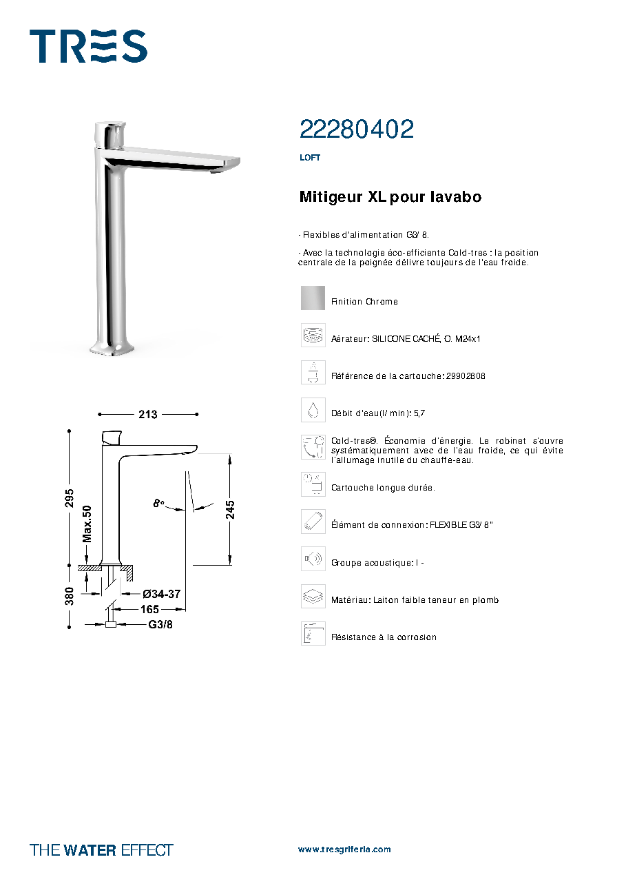 Fiche technique fournisseur