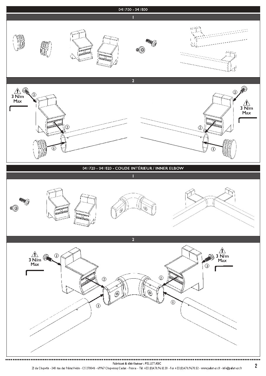Fiche technique fournisseur