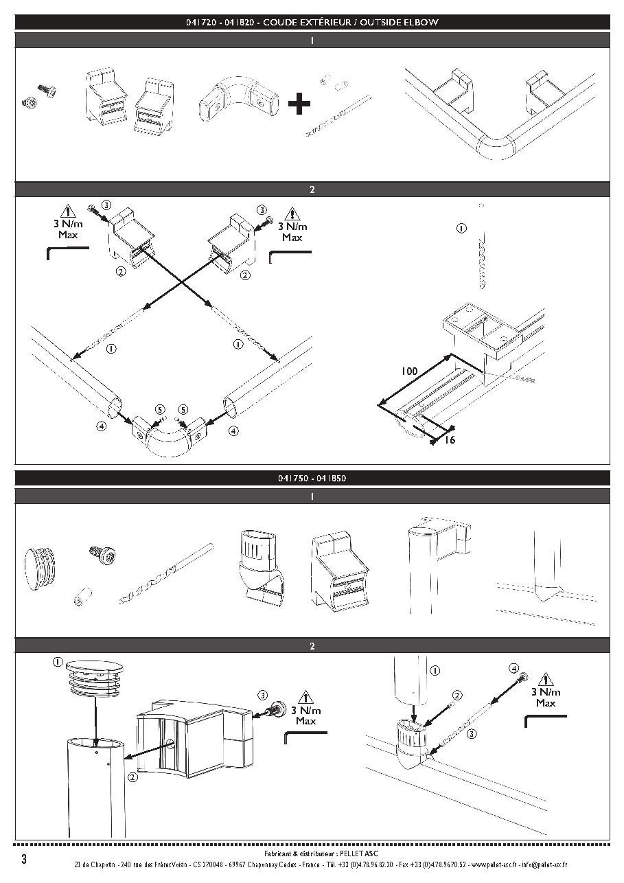 Fiche technique fournisseur