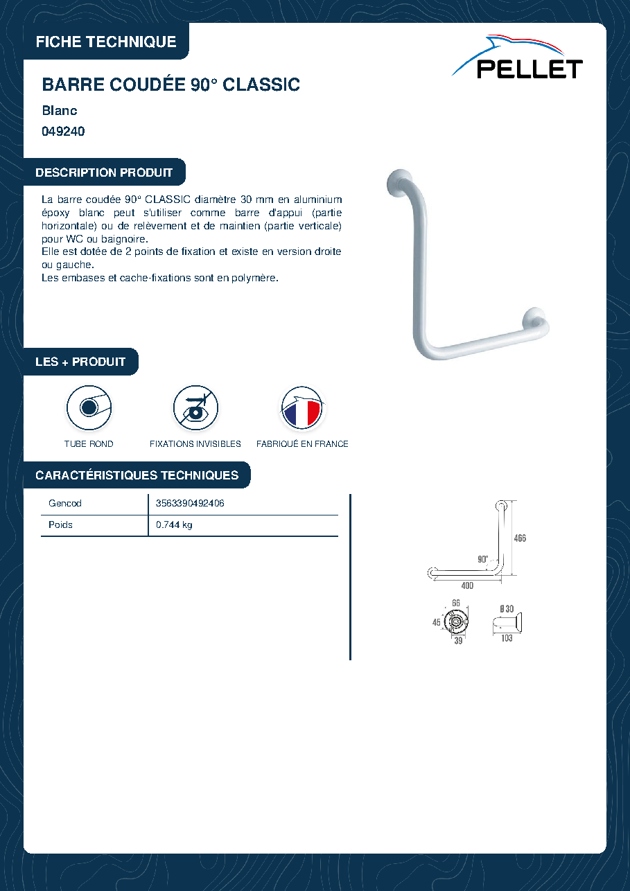 Fiche technique fournisseur