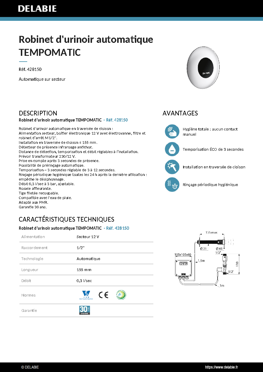 Fiche technique fournisseur